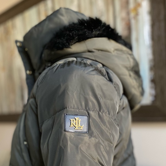 Lauren Ralph Lauren Faux Fur Hooded Coat Parka - Picture 4 of 16